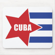 Drapeau cubain Mousepad Tapis De Souris