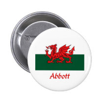 Drapeau d'Abbott Gallois badges publicitaires