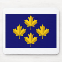 Drapeau d'alternative d'amiral du Canada Tapis De Souris