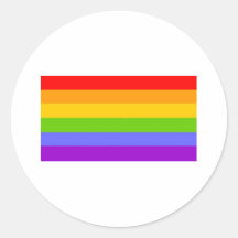 Drapeau d'arc-en-ciel autocollants