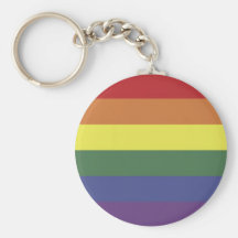 Drapeau d'arc-en-ciel - fierté porte-clef
