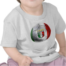 Drapeau de ballon de football de l'Italie Forza Az T-shirt