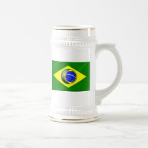 Drapeau de ballon de football du Brésil Futebol Ba Tasse