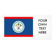 Drapeau de Belize Cartes De Vœux Avec Photo