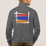 Drapeau de brosse de l'Arménie T-shirt