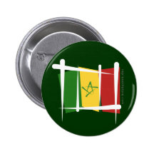 Drapeau de brosse du Sénégal Pin's