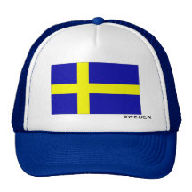 Drapeau de chapeau de la Suède Casquettes