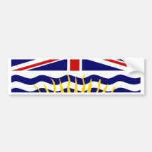 Drapeau de Colombie-Britannique du Canada Adhésifs Pour Voiture