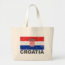 Drapeau de cru de la Croatie Sacs