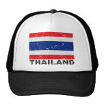 Drapeau de cru de la Thaïlande Casquettes De Camionneur