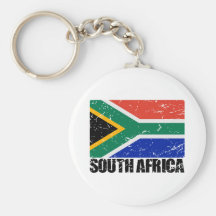 Drapeau de cru de l'Afrique du Sud Porte-clés