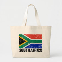 Drapeau de cru de l'Afrique du Sud Sacs Fourre-tout