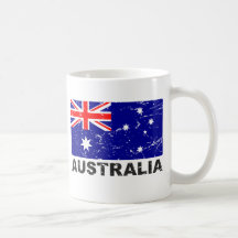 Drapeau de cru de l'Australie Tasse