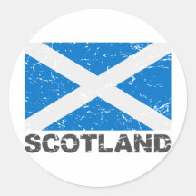 Drapeau de cru de l'Ecosse Autocollants