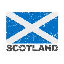 Drapeau de cru de l'Ecosse Carte Postale