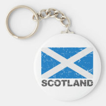 Drapeau de cru de l'Ecosse Porte-clef