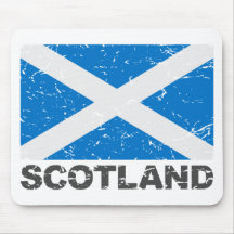 Drapeau de cru de l'Ecosse Tapis De Souris