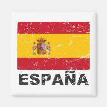Drapeau de cru de l'Espagne Aimant Pour Réfrigérateur