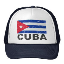 Drapeau de cru du Cuba Casquettes