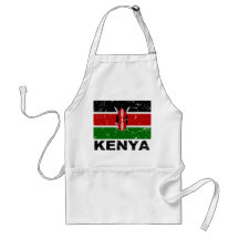 Drapeau de cru du Kenya Tablier