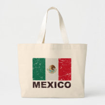 Drapeau de cru du Mexique Sac Fourre-tout