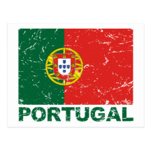 Drapeau de cru du Portugal Carte Postale