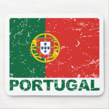 Drapeau de cru du Portugal Tapis De Souris