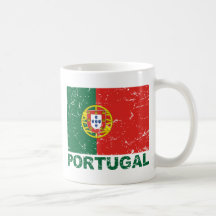 Drapeau de cru du Portugal Tasse À Café