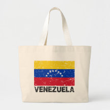 Drapeau de cru du Venezuela Sac En Toile