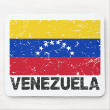 Drapeau de cru du Venezuela Tapis De Souris