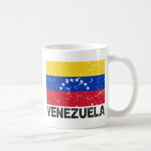 Drapeau de cru du Venezuela Tasse À Café