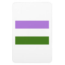 Drapeau de fierté de Genderqueer Magnet En Vinyle