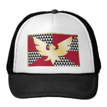 Drapeau de fierté de plume casquettes
