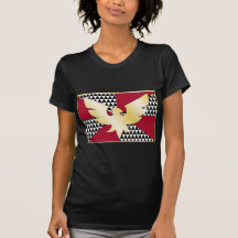 Drapeau de fierté de plume t-shirts