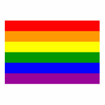 Drapeau de gay pride/drapeau d'arc-en-ciel photo en relief