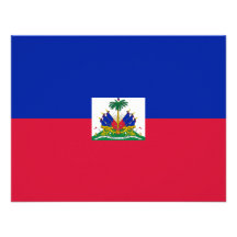 Drapeau de Hatian Invitations Personnalisables
