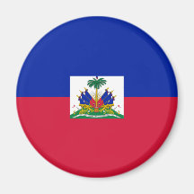 Drapeau de Hatian Magnets Pour Réfrigérateur