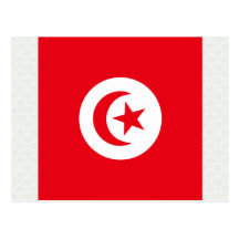 Drapeau de haute qualité de la Tunisie Cartes Postales