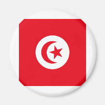 Drapeau de haute qualité de la Tunisie Magnets Pour Réfrigérateur