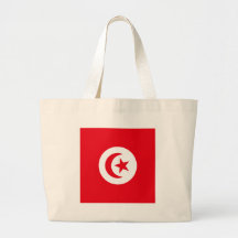 Drapeau de haute qualité de la Tunisie Sac En Toile