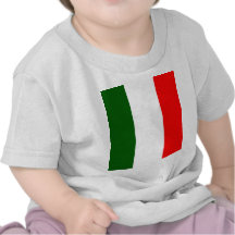 Drapeau de haute qualité de l'Italie T-shirts