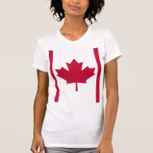 Drapeau de haute qualité du Canada T-shirts