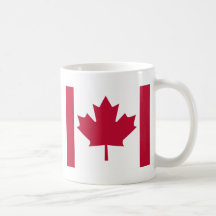 Drapeau de haute qualité du Canada Tasses