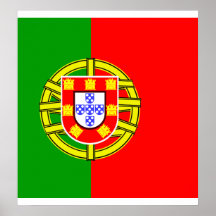 Drapeau de haute qualité du Portugal Posters
