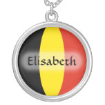 Drapeau de la Belgique + Collier nommé