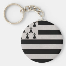 Drapeau de la Bretagne Porte-clef
