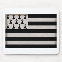 Drapeau de la Bretagne Tapis De Souris