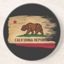 Drapeau de la Californie Dessous De Verres