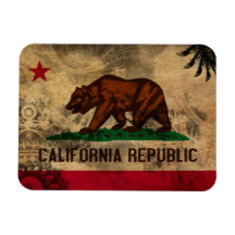 Drapeau de la Californie Magnets En Vinyle