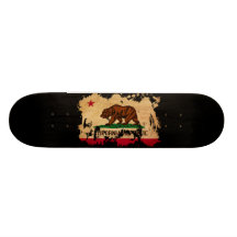 Drapeau de la Californie Skateboards Personnalisés
